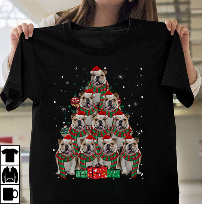 1 DESIGN 30 VERSIONS – Dog Breeds Christmas Tree