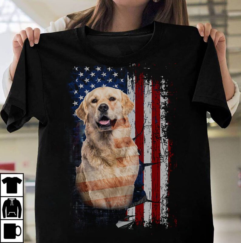 1 DESIGN 30 VERSIONS – Dog Breeds With Us Flag