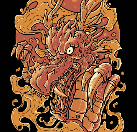 Dragon fire tshirt design Dragon fire tshirt design