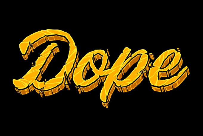 4 Dope typography Text effect