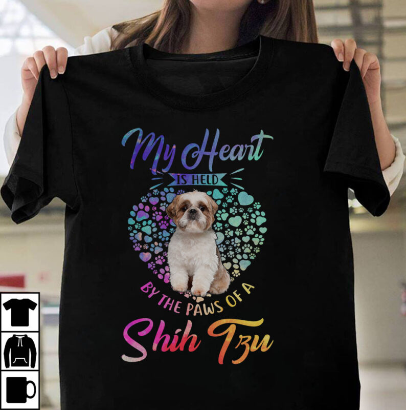 1 DESIGN 30 VERSIONS – DOGS My heart is held by the paws of a dog