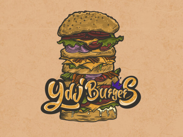 Burgers t-shirt design