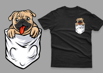 pocket pug funny cute