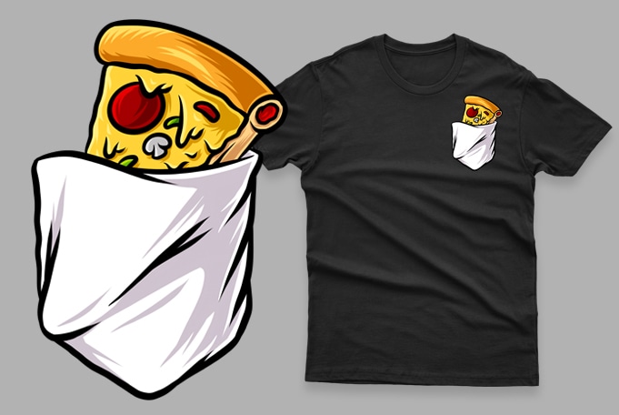 pocket pizza funny - Buy t-shirt designs