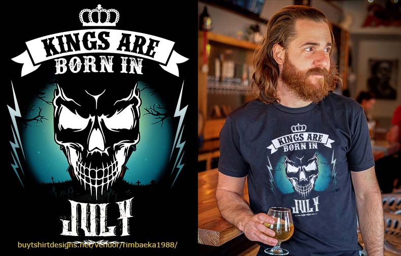 12 birthday skull king are born PART#2 tshirt design bundle january february march apryl may june july august september october november december PSD File editable text
