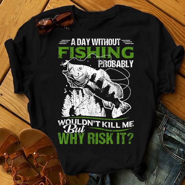 t-shirt vector Fishing Bundle Part 1 - 50 Designs - 90% OFF