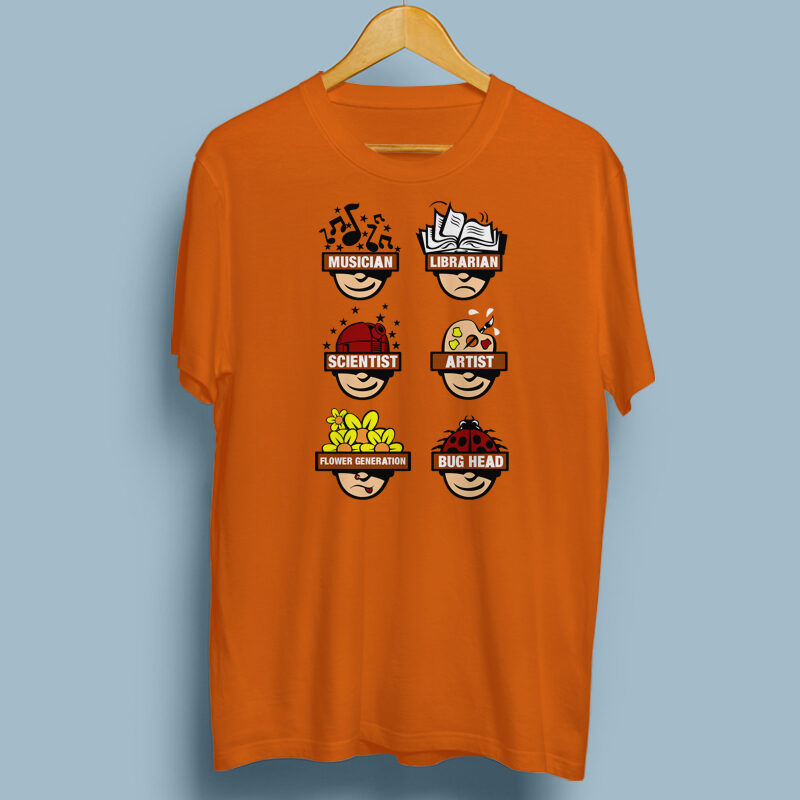 52 BEST SELLING “JUNIOR CARTOONS” T-shirt Design Bundles