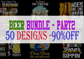 SPECIAL BEER BUNDLE 2 – 50 DESIGNS – 90% OFF