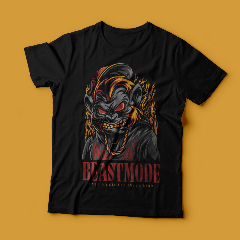 Beast Mode T-Shirt Design
