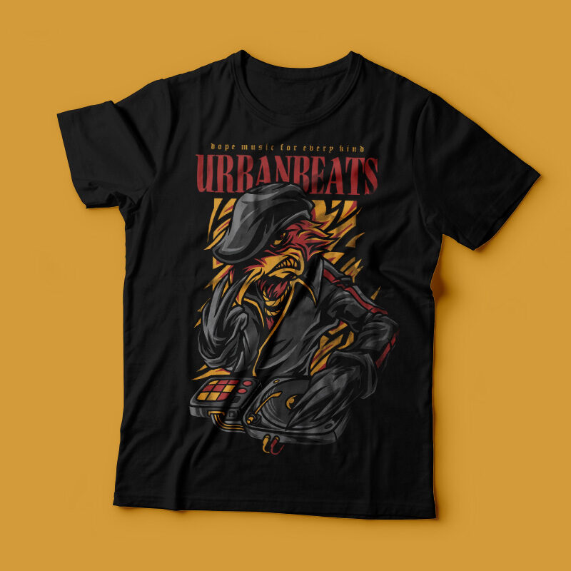 Urban Beats T-Shirt Design