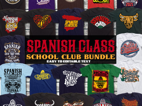 Spanish club t-shirt bundle
