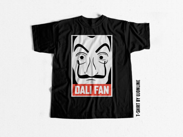 Dali fan buy t shirt design – branded t shirt design