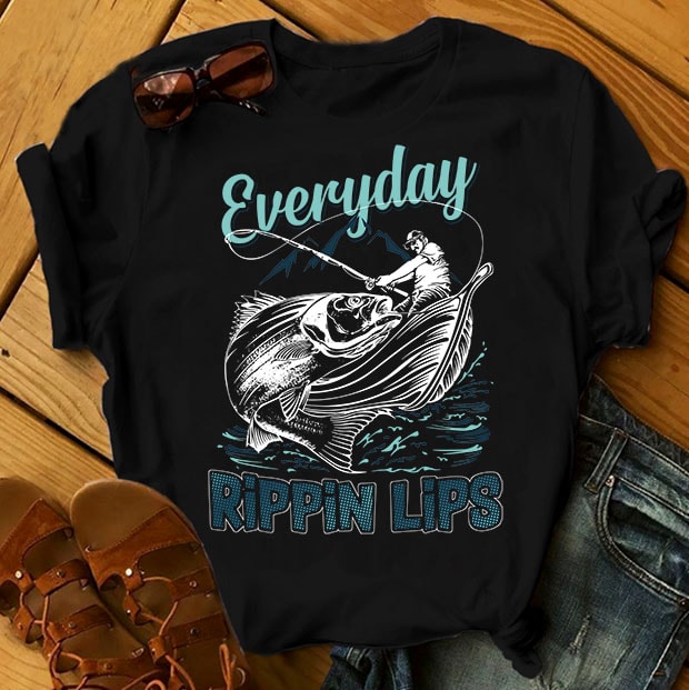 t-shirt vector Fishing Bundle Part 1 - 50 Designs - 90% OFF