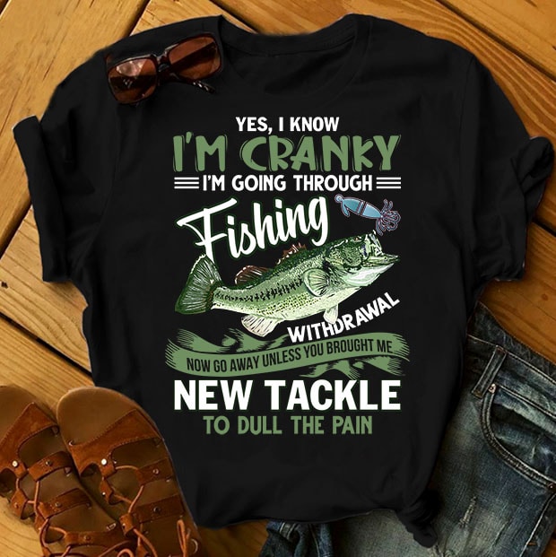 t-shirt vector Fishing Bundle Part 1 - 50 Designs - 90% OFF
