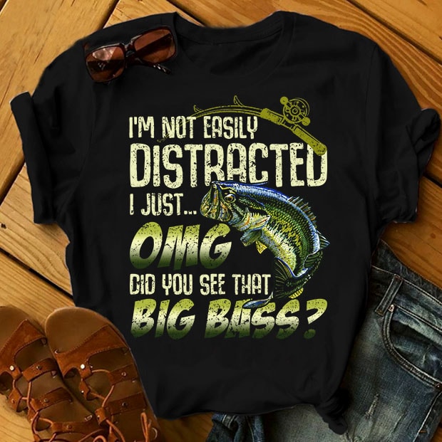 t-shirt vector Fishing Bundle Part 1 - 50 Designs - 90% OFF