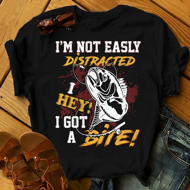t-shirt vector Fishing Bundle Part 1 - 50 Designs - 90% OFF