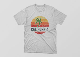 California Tshirt Design