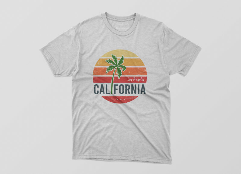 California Tshirt Design