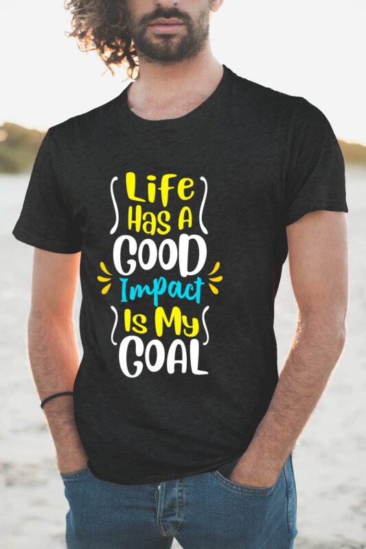 Inspiring Quotes Typography Lettering T-shirt Design