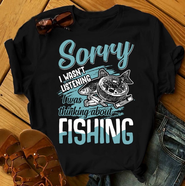 t-shirt vector Fishing Bundle Part 1 - 50 Designs - 90% OFF