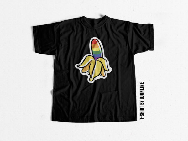 Banana lgbt cute t shirt design to buy – lgbt designs – lgbt trending t shirts