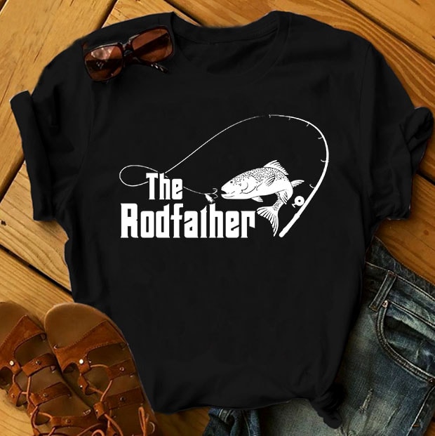 t-shirt vector Fishing Bundle Part 1 - 50 Designs - 90% OFF