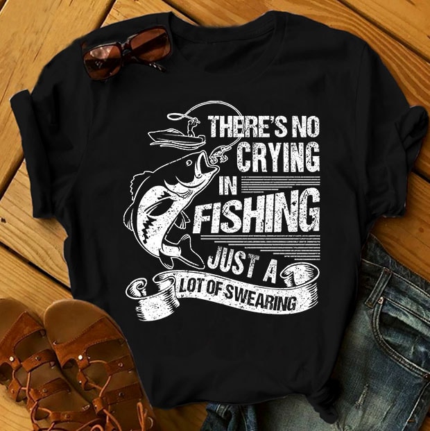 t-shirt vector Fishing Bundle Part 1 - 50 Designs - 90% OFF