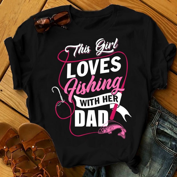 t-shirt vector Fishing Bundle Part 1 - 50 Designs - 90% OFF