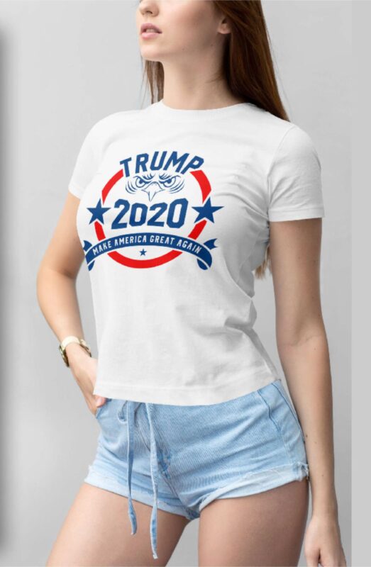 Trump 2020 t shirt design, American election 2020, Trump 2020 campaign, American slogans, American flag, vector t-shirt Design, Best selection Donald trump t shirt design