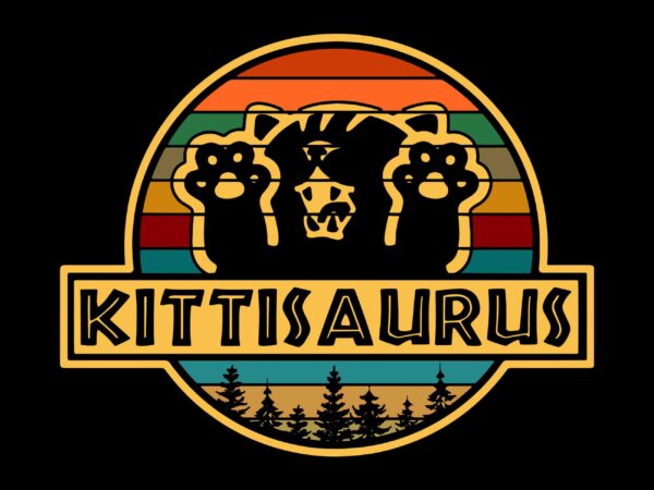 Kittisaurus square logo svg, kittisaurus svg, kittisaurus vector, kittisaurus png, funny cat svg, cat svg, png, dxf, eps, ai files
