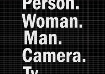 Person Woman Man Camera Tv Trump Cognitive Test Meme Retro, Person Woman Man Camera Tv Trump Cognitive Test Meme Retro svg, Person Woman Man Camera