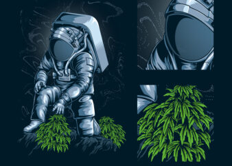 before cannabis was on earth, astronaut t shirt template