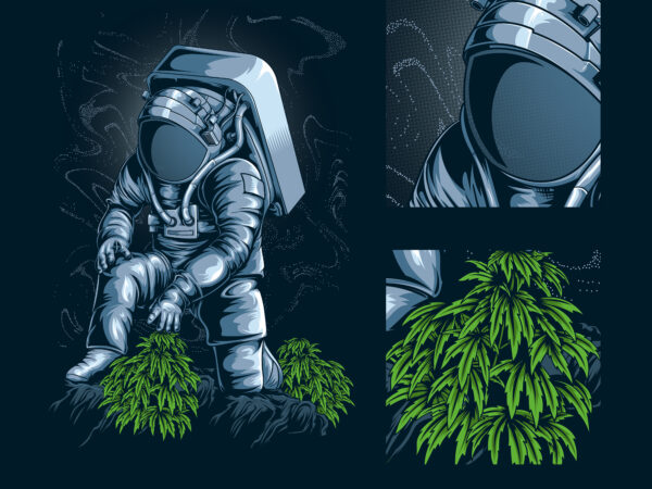 Before cannabis was on earth, astronaut t shirt template