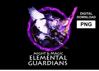 MMEG Elemental Guardians – PNG Tshirt design Sublimation