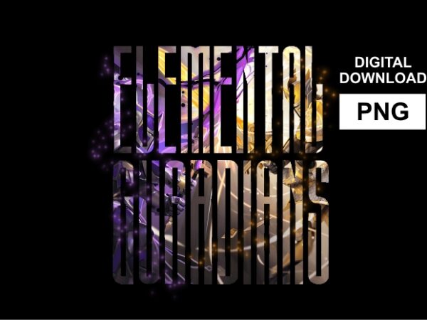 Elemental guardians – png tshirt design sublimation for sale