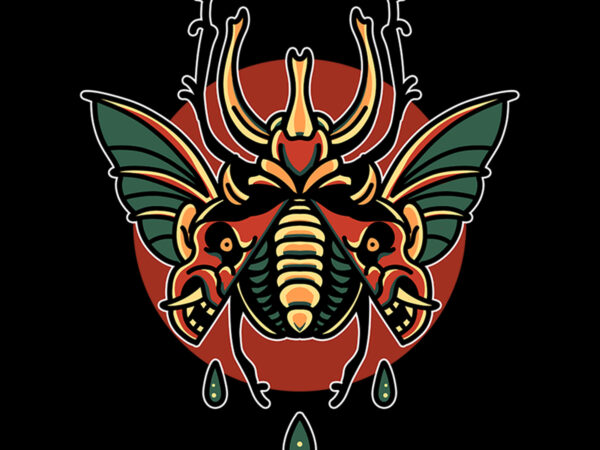 Devil beetle tshirt design for sale Devil beetle tshirt design for sale