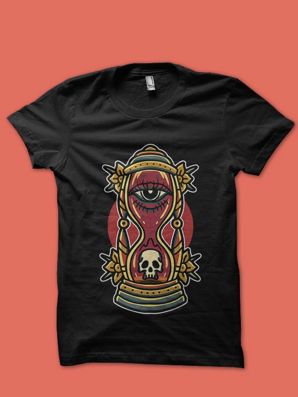 hourglass tshirt design for sale