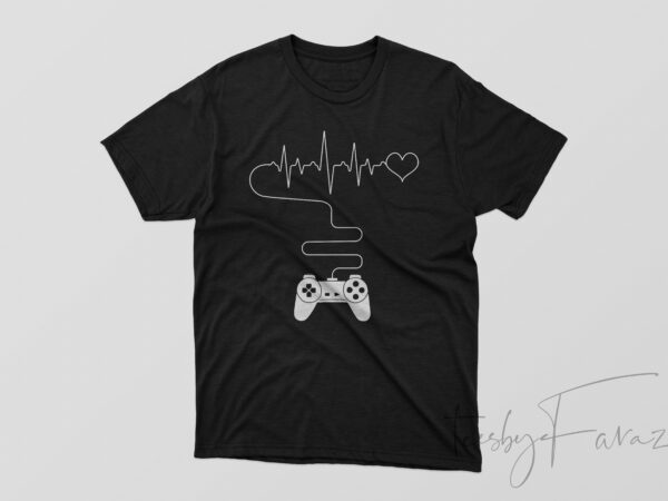 Gammer’s life lines t shirt design for sale