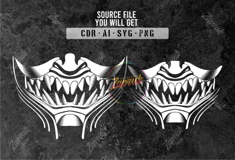 Scorpion illustration face mask tshirt design for sale