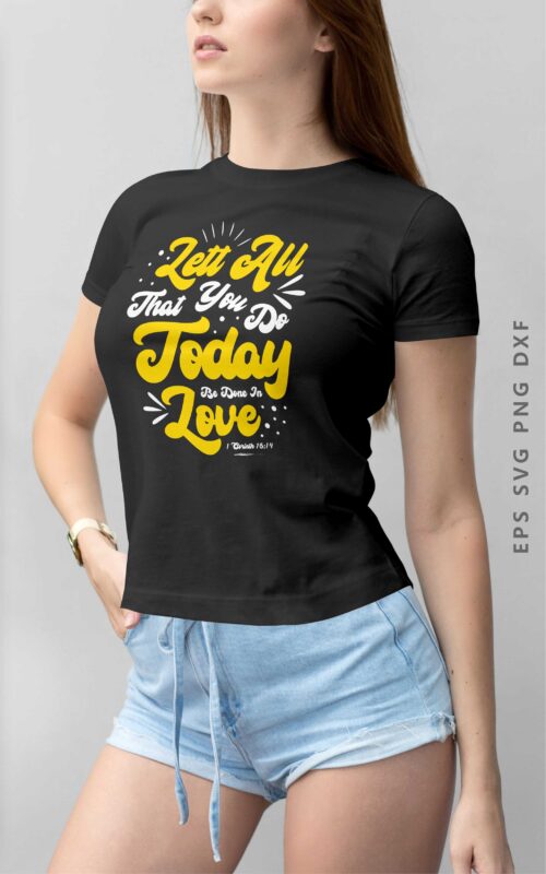 Bible Verses Sayings Quotes about Religion T shirt Design Typography Lettering