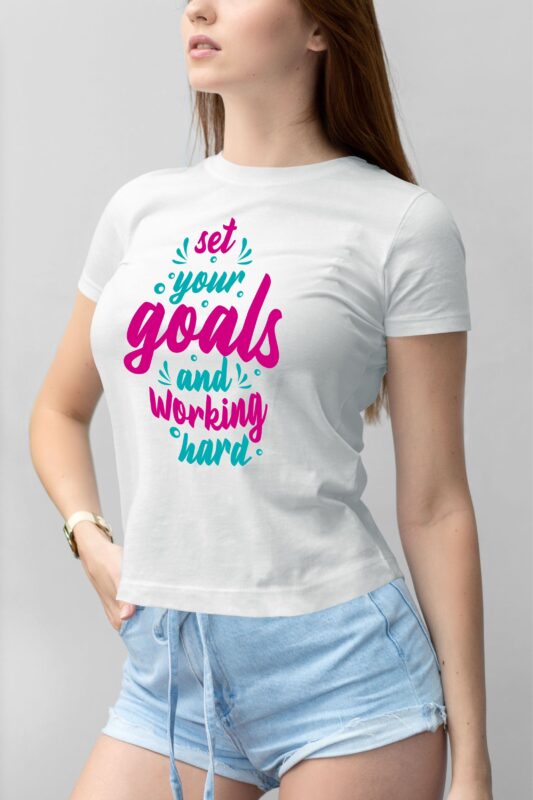 Best Selection Typography lettering t-shirt design quotes sayings bundle, Motivational inspirational hand drawn quote typography lettering, Eps Cdr Svg Png Dxf file