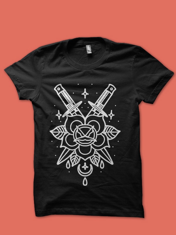 oldschool lien art design bundle tshirt design