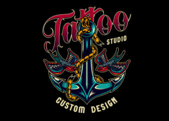 Anchor Tattoo Design Art