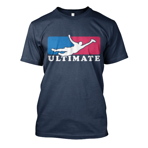 Ultimate Frisbee NBA Logo Horizontal