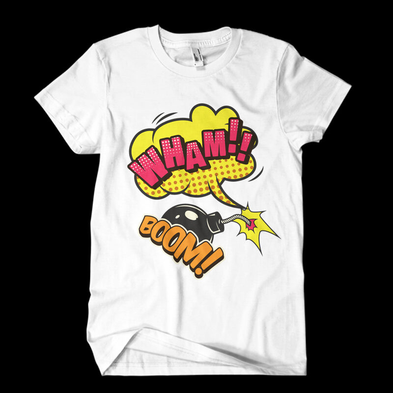 Big Cool Pop Culture Tshirt Designs Bundle