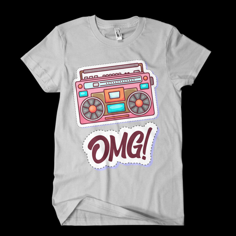 Big Cool Pop Culture Tshirt Designs Bundle