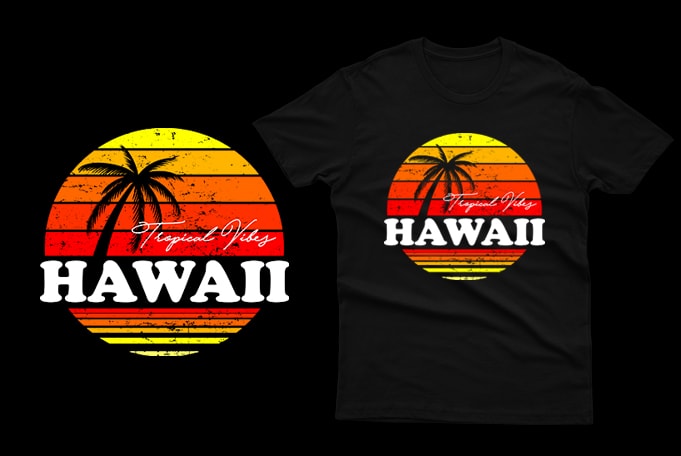 hawaii tropical vibes vintage