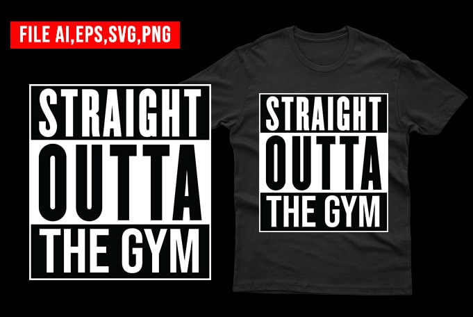 Fitness & gym bundle t shirt graphic design motivational quotes