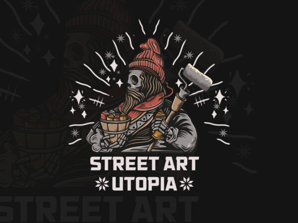 Street art battle t-shirt design