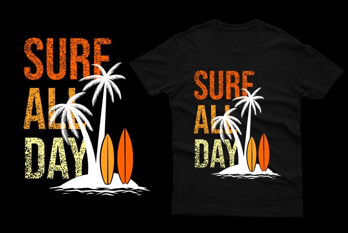 65 Surf Paradise Tshirt design , summer, surfing beach, outdoor and travel tee shirt pack. california, los angeles, miami, florida, hawaii, surf rider club